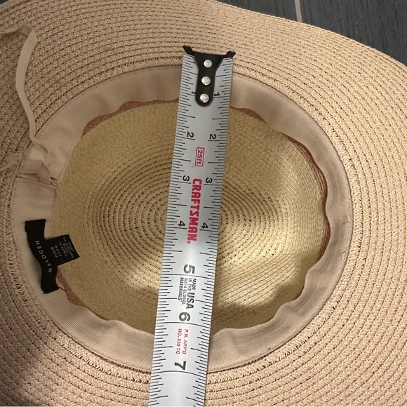 Halogen Panama Sun hat from Nordstrom, draw string to tighten around head - Picture 7 of 11